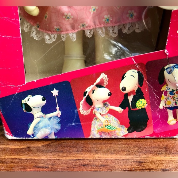 Vintage 1965 KNICKERBOCKER Snoopy Belle Poseable Figure Doll Accessory Woodstock - Picture 6 of 11